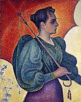 Woman with a parasol, Berthe Signac, 1893, signac
