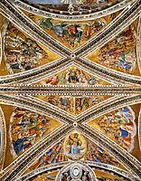 Ceiling Frescoes in the Chapel of San Brizio, 1502, signorelli
