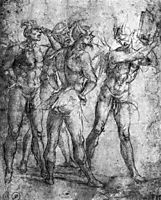 Four Demons with a Book, signorelli
