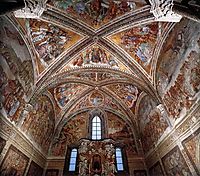 Frescoes in the Chapel of San Brizio, 1502, signorelli