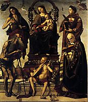 Madonna and Child with Saints, 1484, signorelli