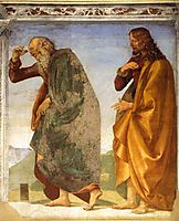 Pair of Apostles in Dispute, 1482, signorelli