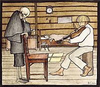 Death Listens, 1897, simberg
