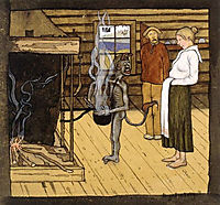 Devil by the Pot, 1897, simberg