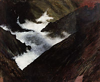 Mountain Stream in Caucasia, 1899, simberg