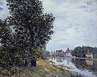 At Moret sur Loing, 1892, sisley