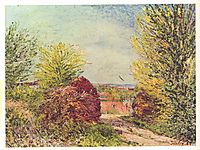 Away in the spring Veneux Nadon, 1885, sisley