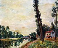 The Banks of the Loing, 1892, sisley