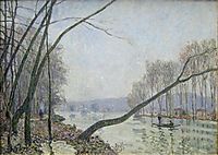 The Banks of the Seine in Autumn, sisley