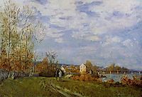 Banks of the Seine at Bougival, 1876, sisley