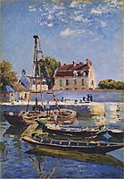 Boats, 1885, sisley