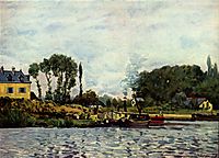Boats at Bougival, 1873, sisley