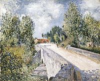 Bridge over the Orvanne near Moret, 1883, sisley