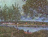 By way of the old ferry, 1880, sisley