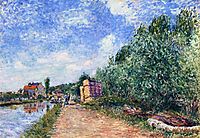 Canal du Loing Chemin de Halage, 1882, sisley