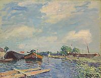 Canal at Saint Mammes, 1886, sisley