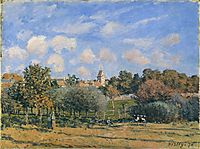Church at Noisy Le Roi in Autumn, 1874, sisley