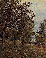 A Corner of the Roches Courtaut Woods, June, 1884, sisley