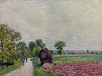 Countryside near Moret, 1885, sisley
