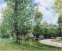 Cow Pasture near Louveciennes, 1875, sisley