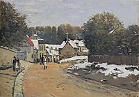 Early Snow at Louveciennes, 1871-72, sisley