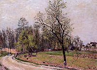 Edge of the Forest in Spring, Evening, 1886, sisley