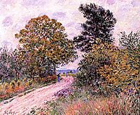 Edge of the Fountainbleau Forest Morning, 1885, sisley
