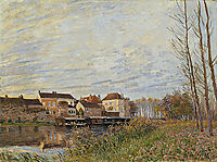 Evening in Moret, End of October, 1888, sisley
