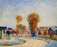 The First Hoarfrost, 1876, sisley