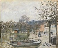 Flood at Port Marly, 1876, sisley