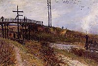Footbridge over the Railroad at Sevres, c.1879, sisley