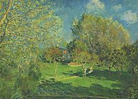 The Garden of Hoschede, Montgeron, 1881, sisley