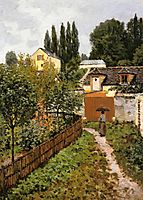 Garden Path in Louveciennes (Chemin de l Etarch), 1873, sisley