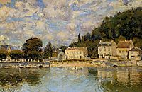 Horses being Watered at Marly le Roi, 1875, sisley