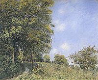 July Afternoon near the Forest, 1887, sisley