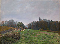 Landscape at Louveciennes, sisley