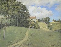 Landscape with Houses, 1873, sisley