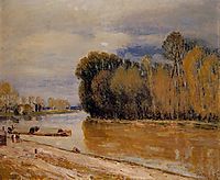 The Loing Canal, 1897, sisley