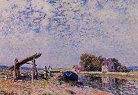 The Loing Canal at Saint Mammes, 1884, sisley