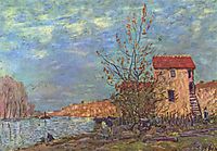 The Loing at Moret, 1881, sisley