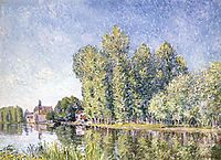 The Loing at Moret, 1886, sisley