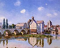 The Moret Bridge in the Sunlight, 1892, sisley