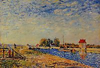 Morning Sun, Saint Mammes, 1884, sisley