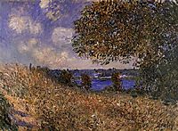 Near the Bank of the Seine at By, 1882, sisley
