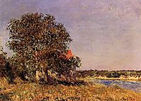 The Plain of Thomery and the Village of Champagne, 1882, sisley