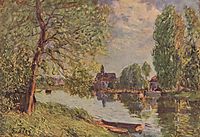 River Landscape by Moret sur Loing, c.1890, sisley