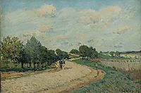 The Route to Mantes, 1874, sisley
