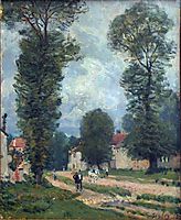 Route to Versailles, 1875, sisley