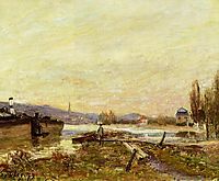 Saint Cloud, Banks of the Seine, 1879, sisley