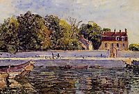 Saint Mammes House on the Canal du Loing, 1885, sisley
